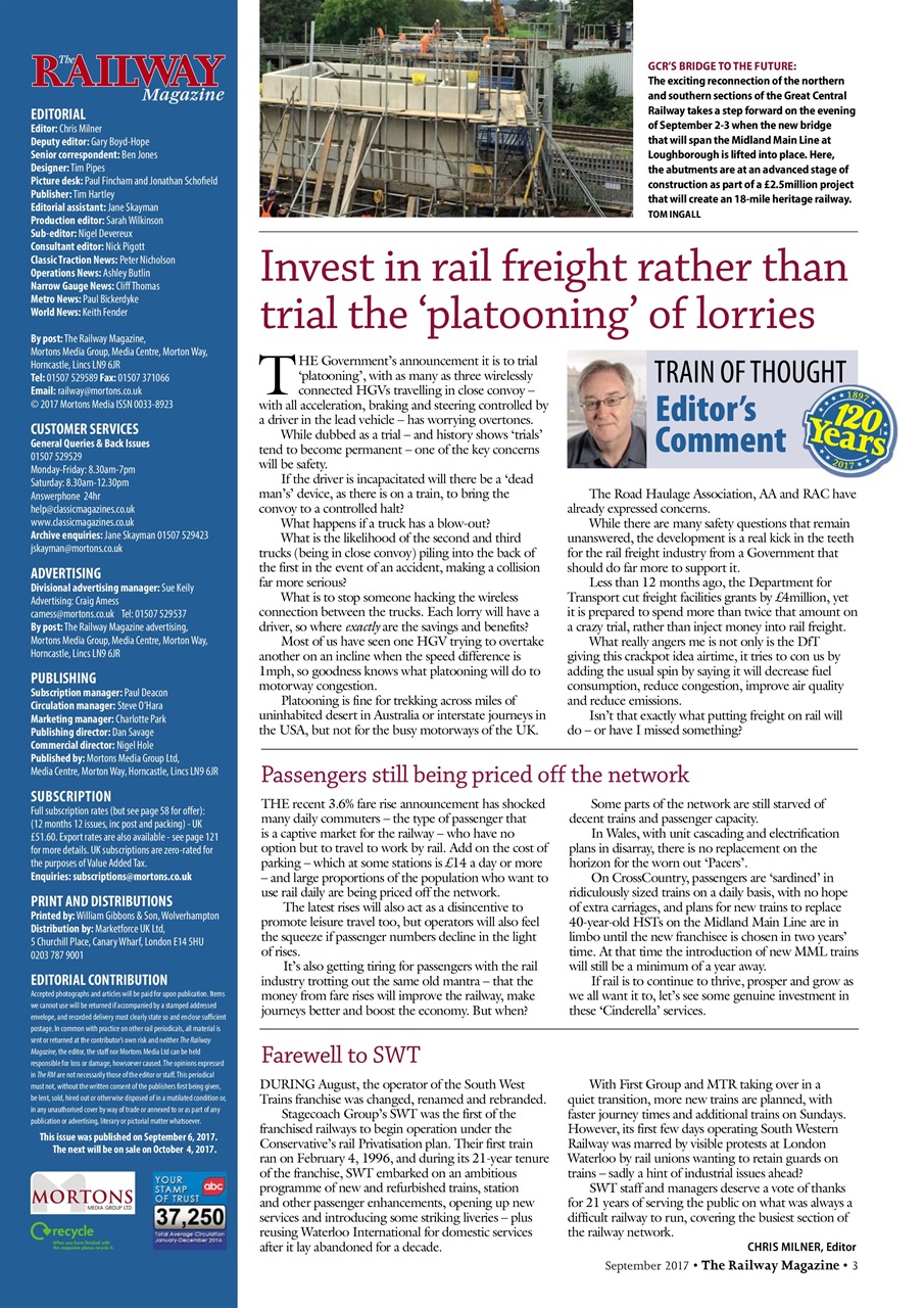 Railway Magazine Preview Pages