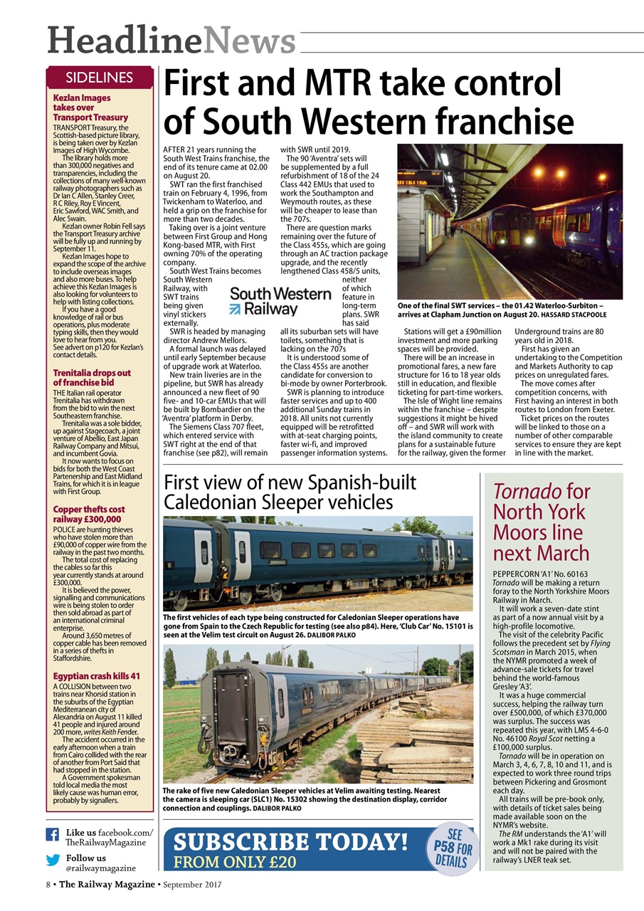 Railway Magazine Preview Pages