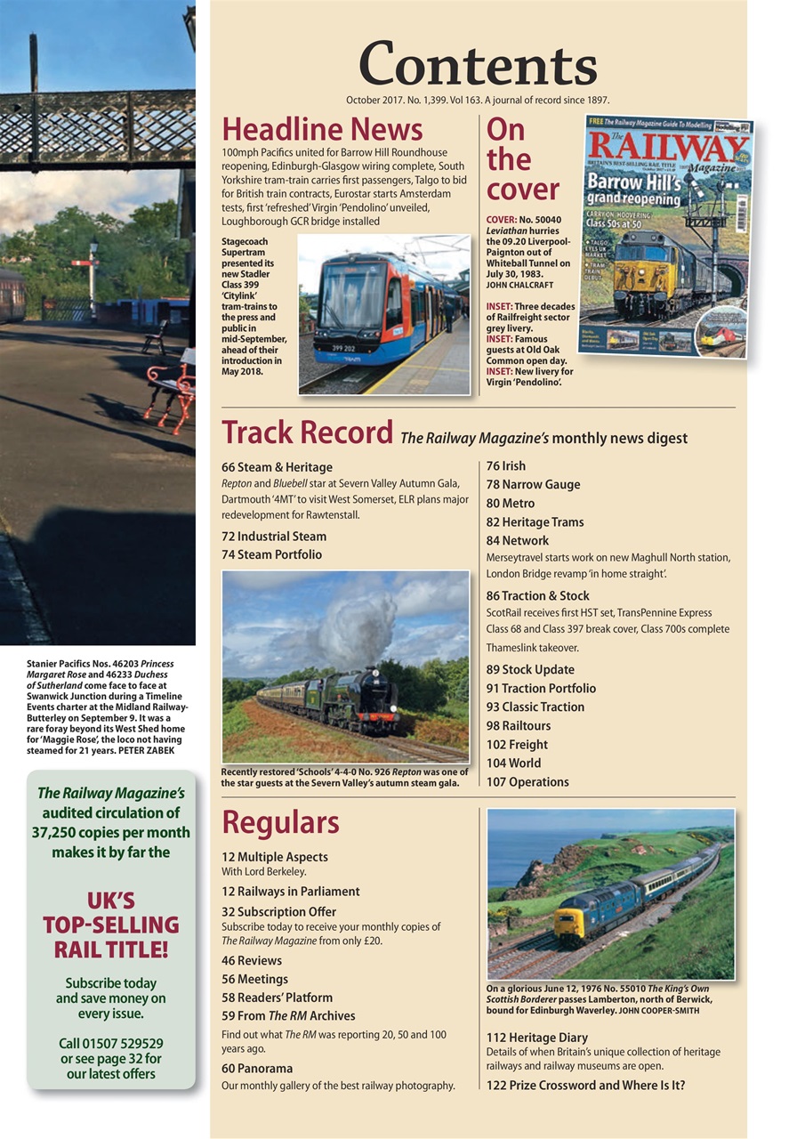 Railway Magazine Preview Pages
