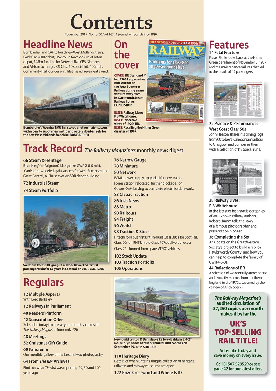 Railway Magazine Preview Pages