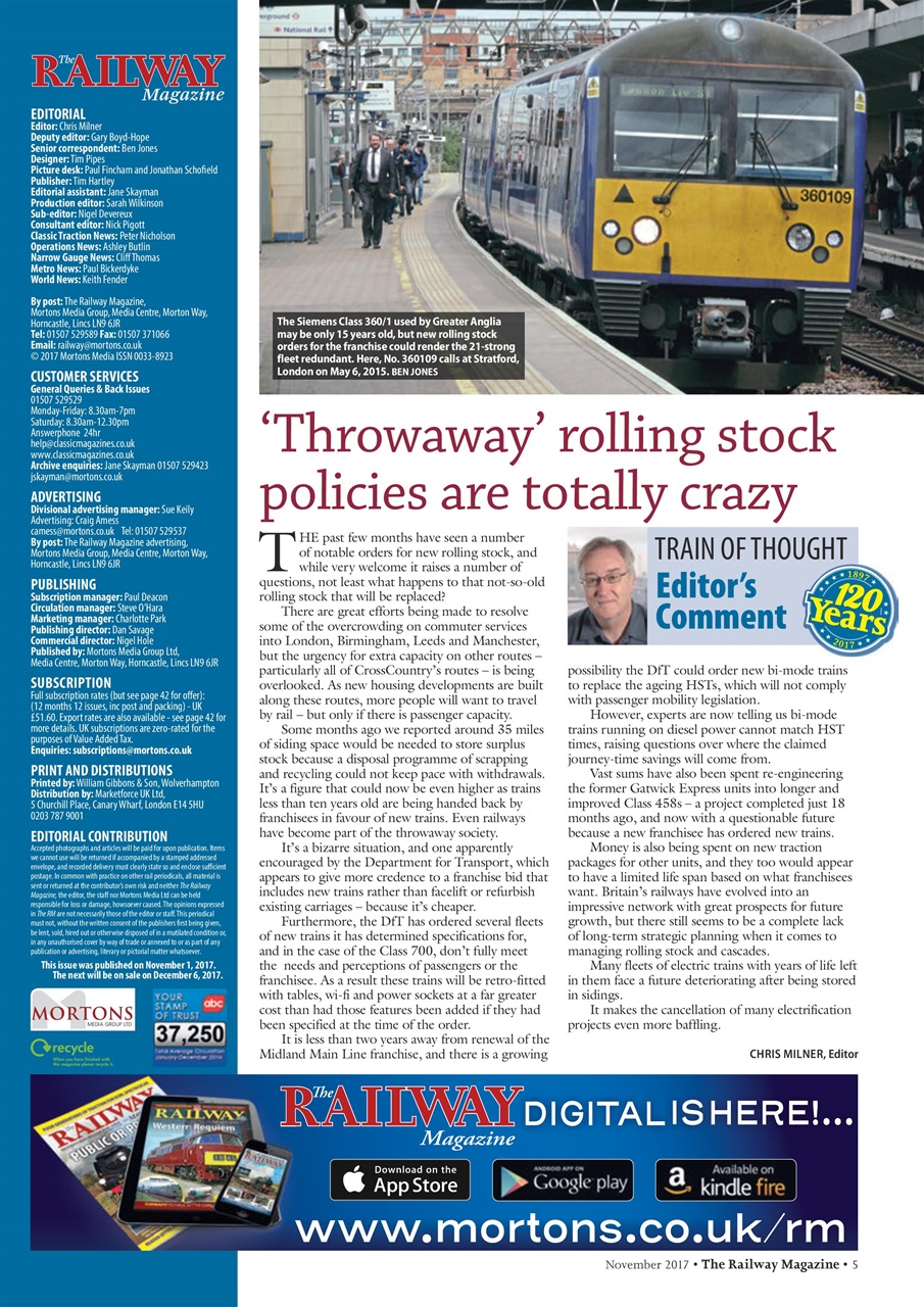 Railway Magazine Preview Pages