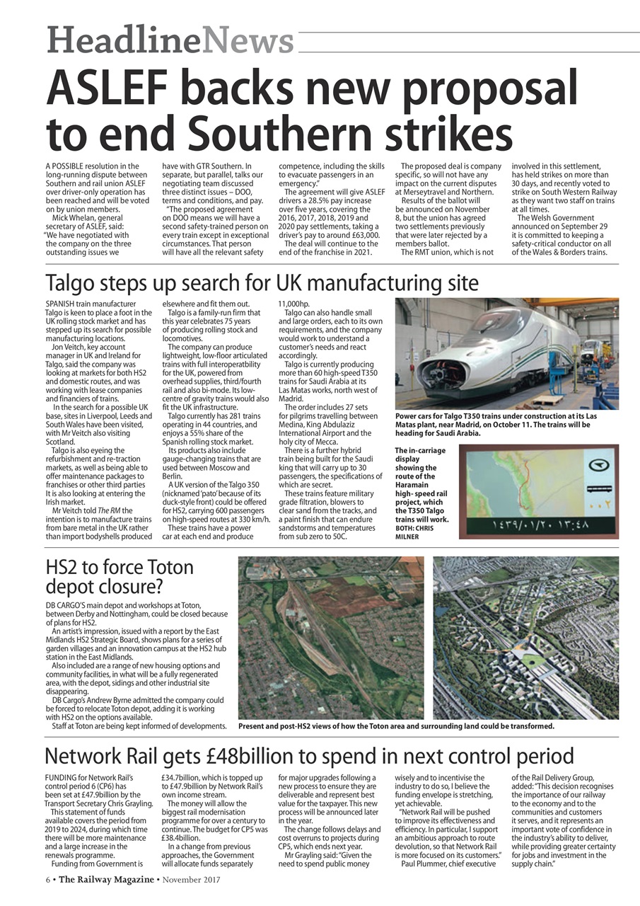 Railway Magazine Preview Pages