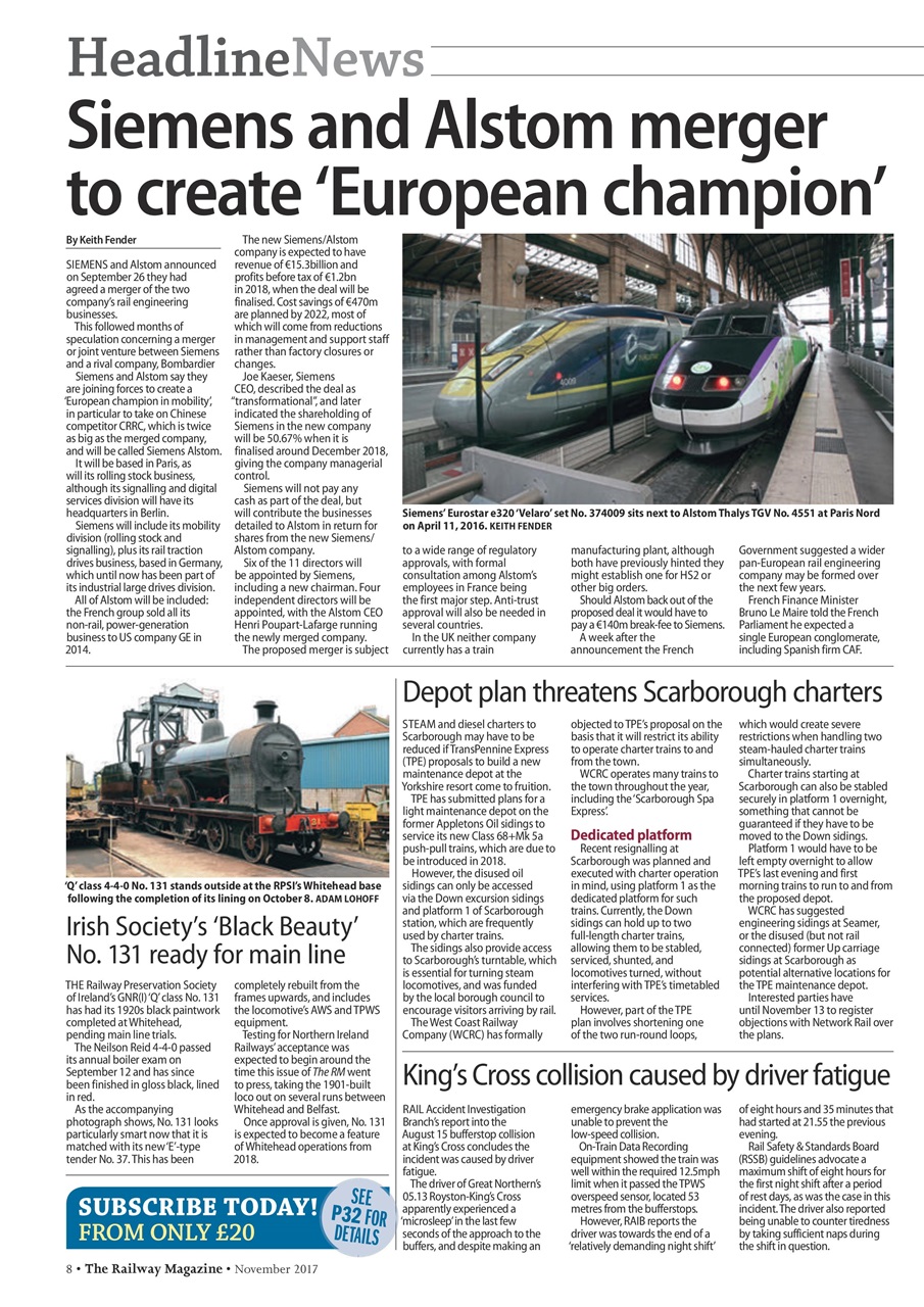 Railway Magazine Preview Pages