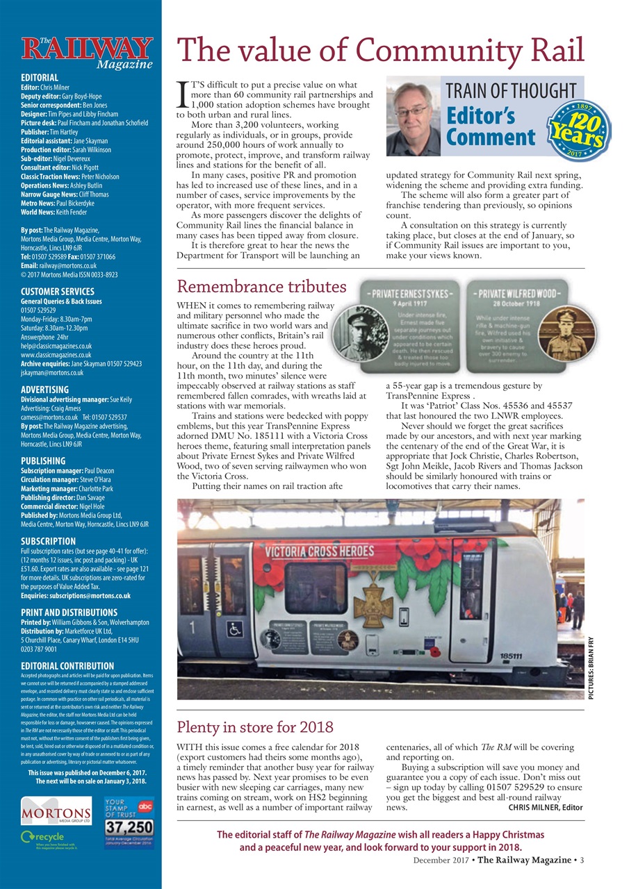 Railway Magazine Preview Pages