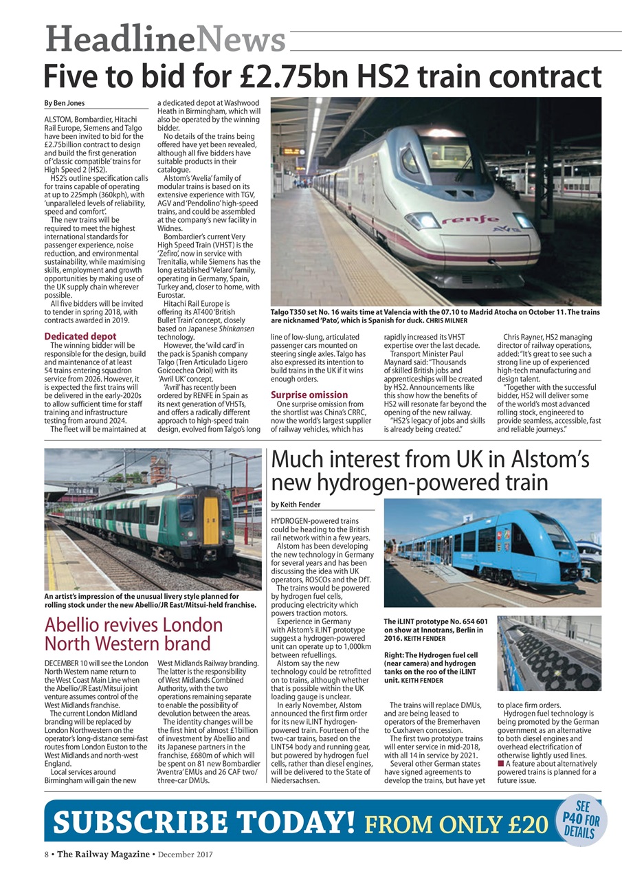 Railway Magazine Preview Pages