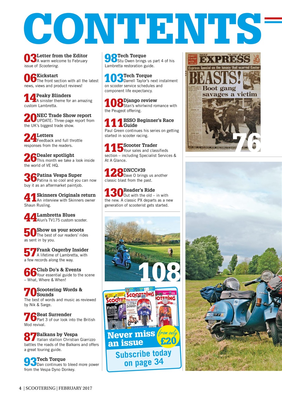 Scootering Preview Pages