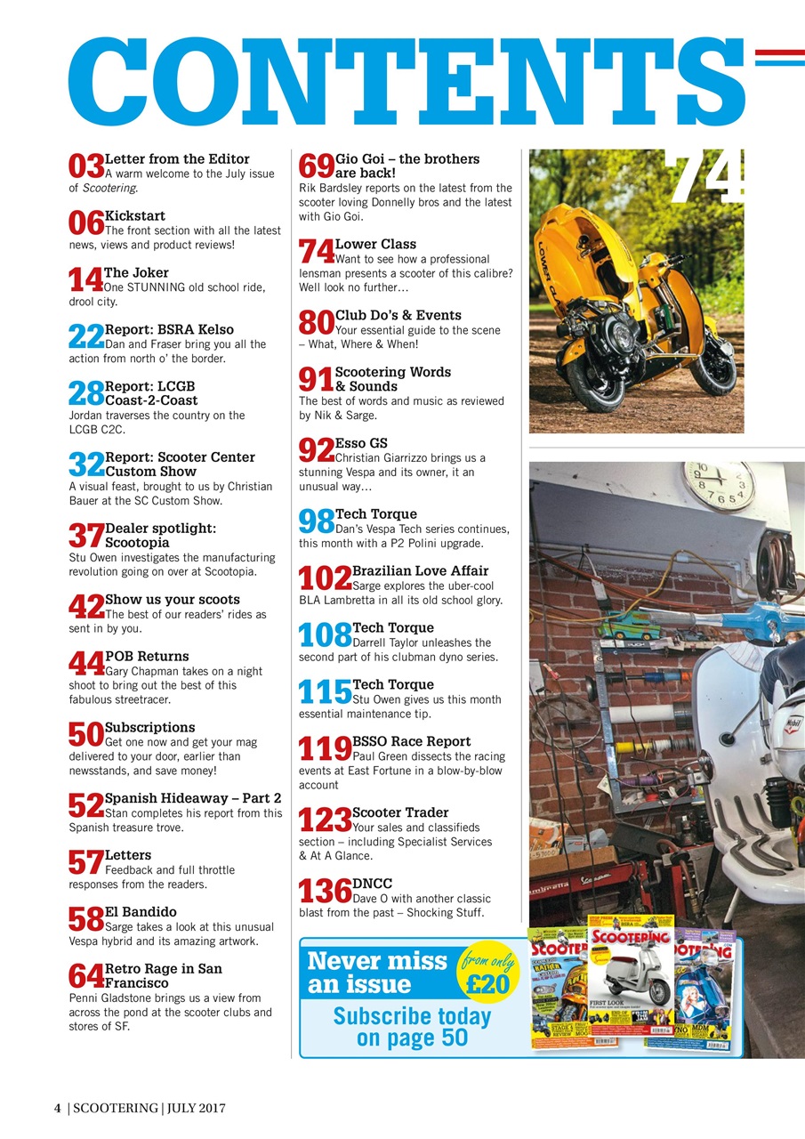 Scootering Preview Pages