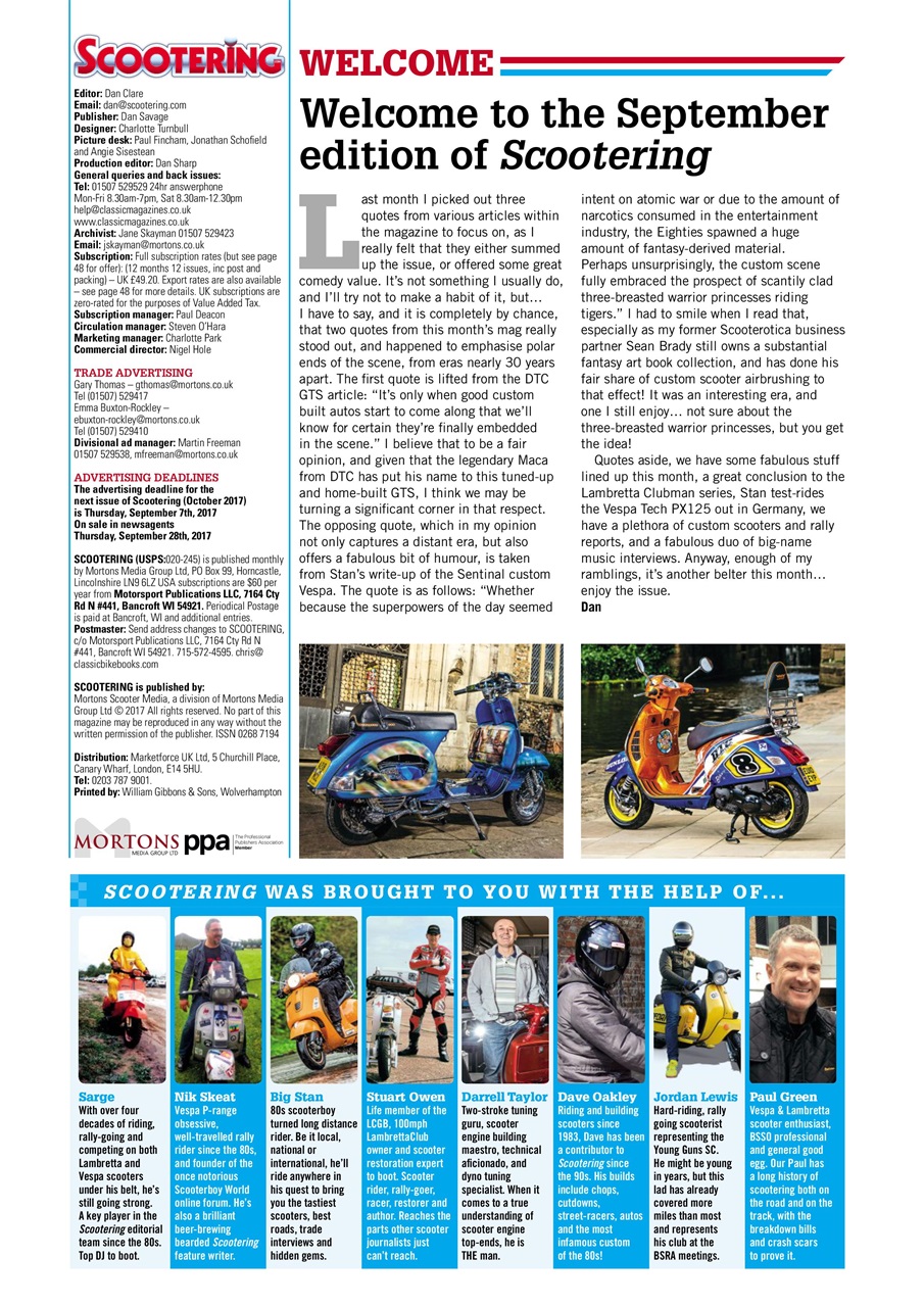 Scootering Preview Pages