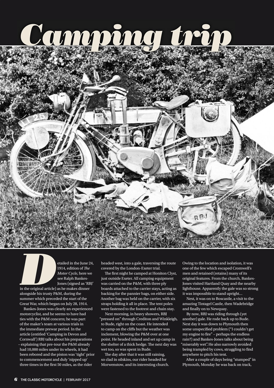 The Classic MotorCycle Preview Pages