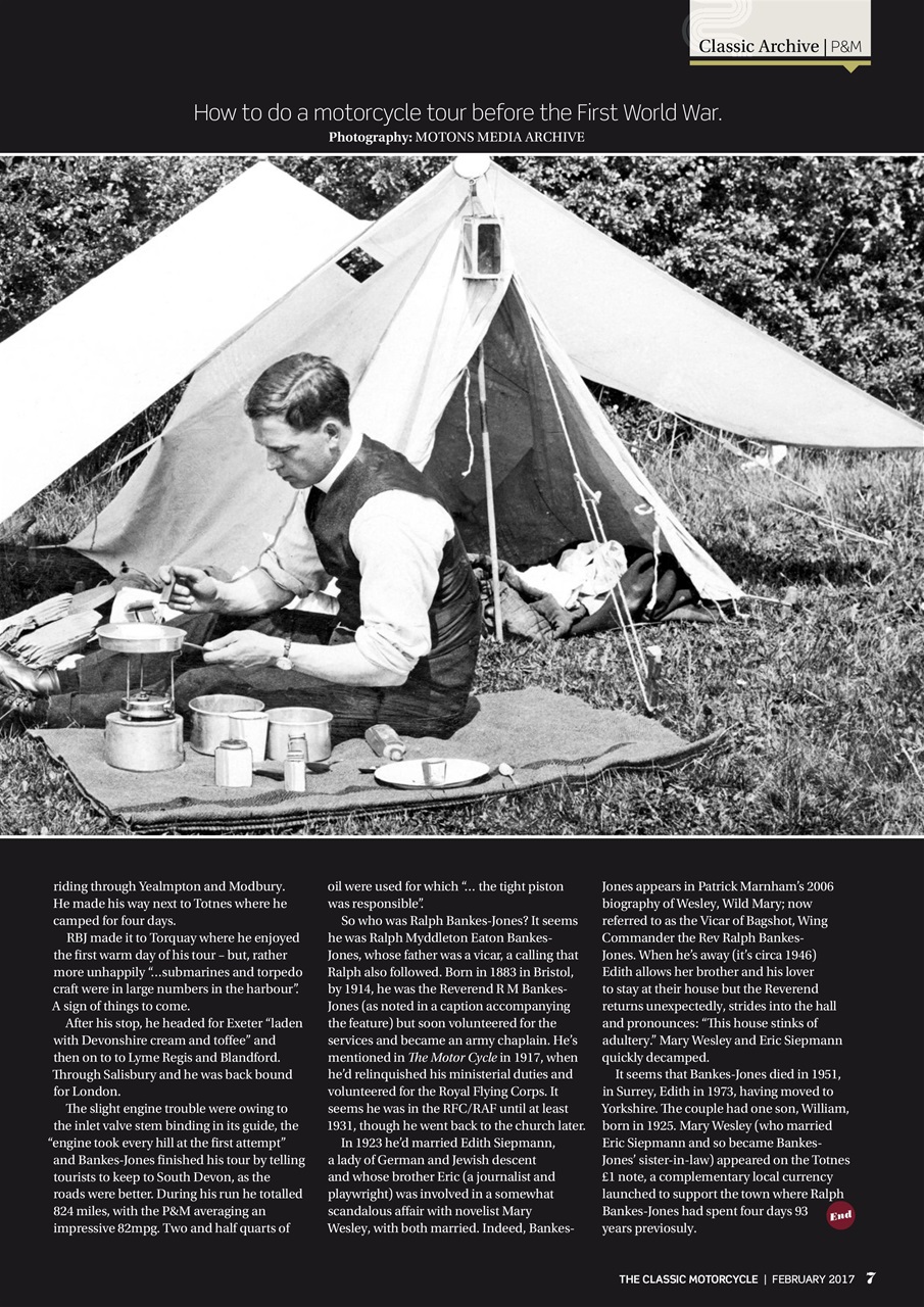 The Classic MotorCycle Preview Pages