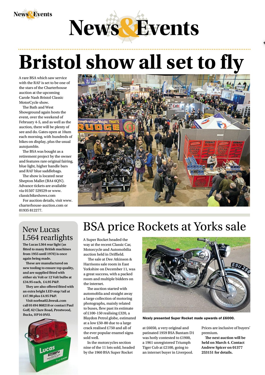 The Classic MotorCycle Preview Pages