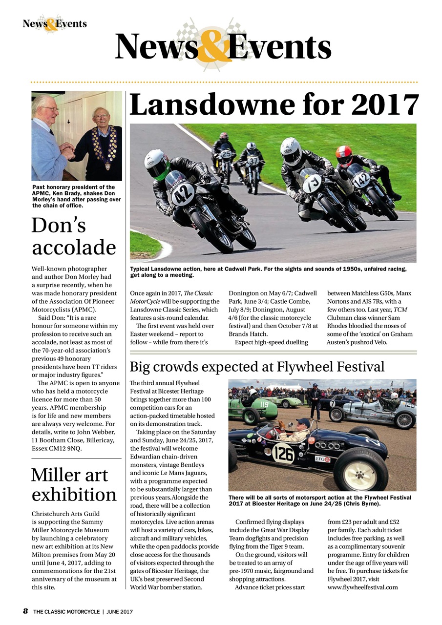 The Classic MotorCycle Preview Pages