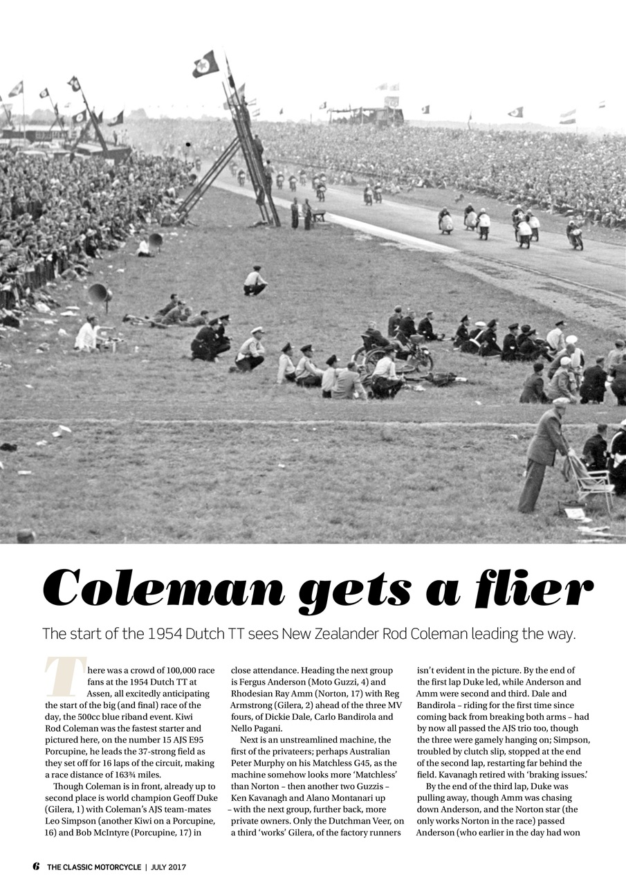 The Classic MotorCycle Preview Pages