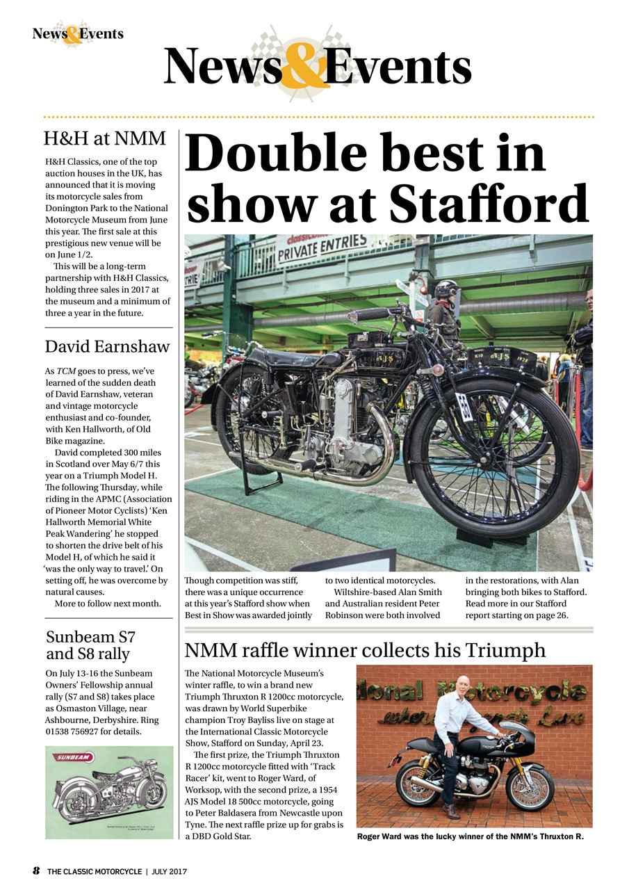 The Classic MotorCycle Preview Pages