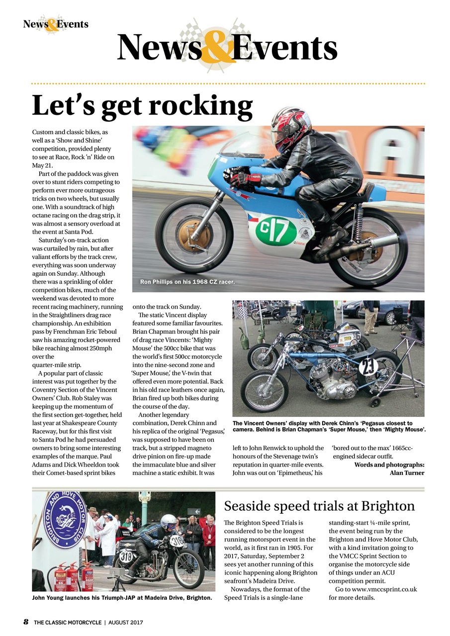The Classic MotorCycle Preview Pages