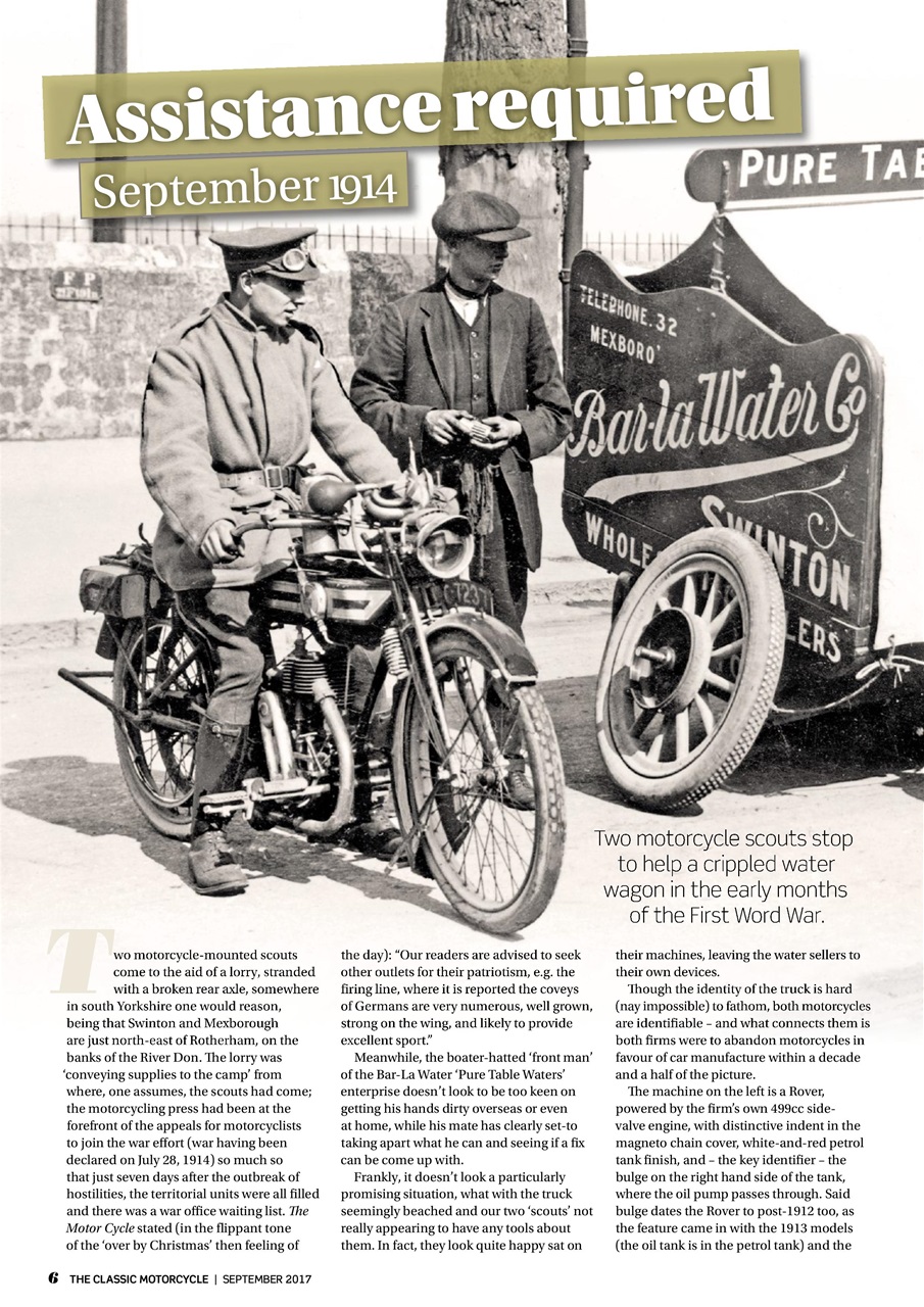 The Classic MotorCycle Preview Pages