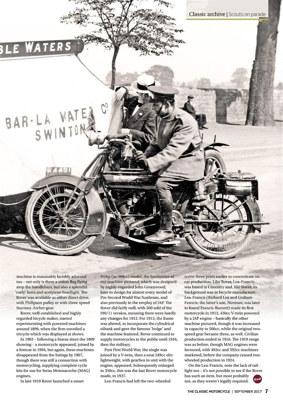 The Classic MotorCycle Preview Pages