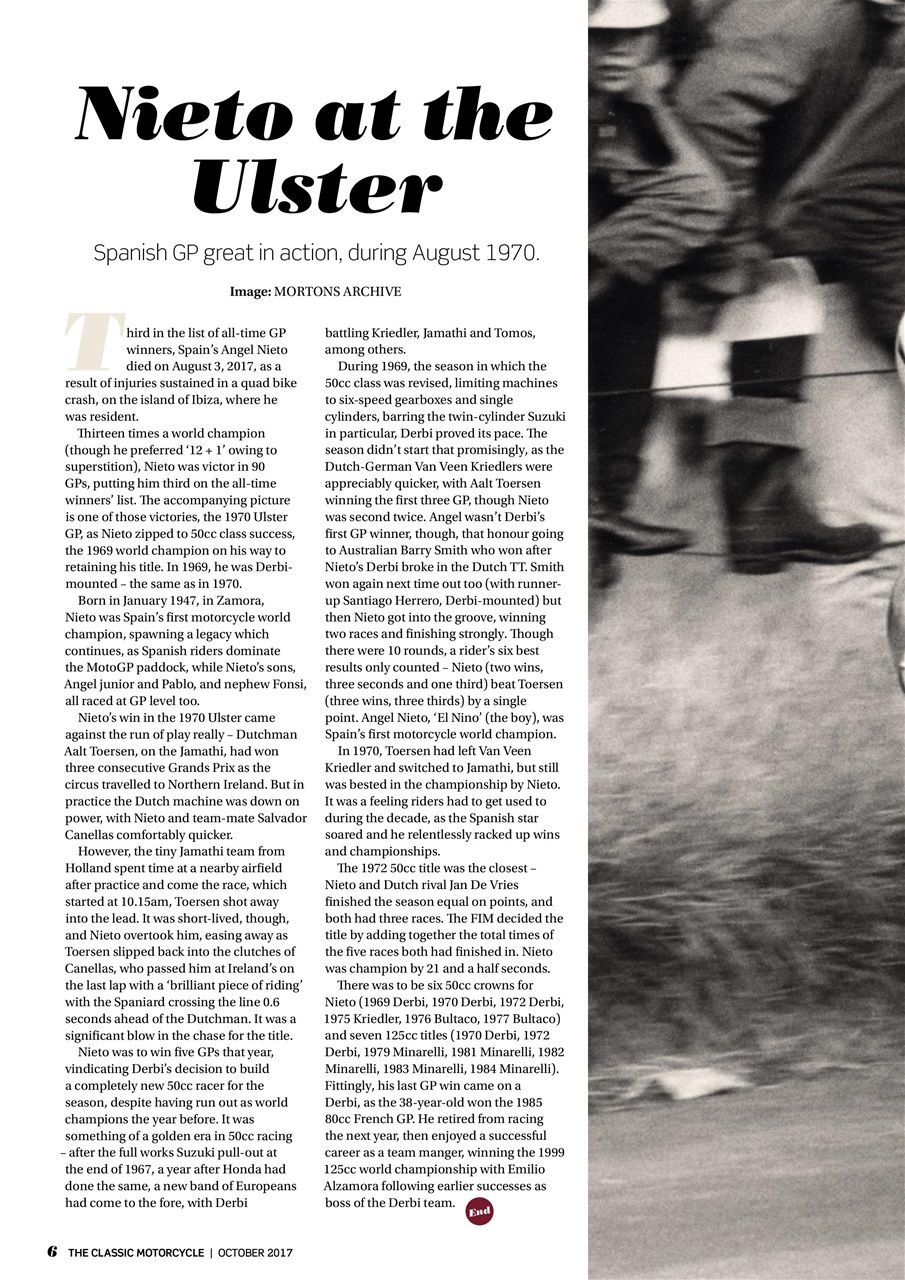 The Classic MotorCycle Preview Pages