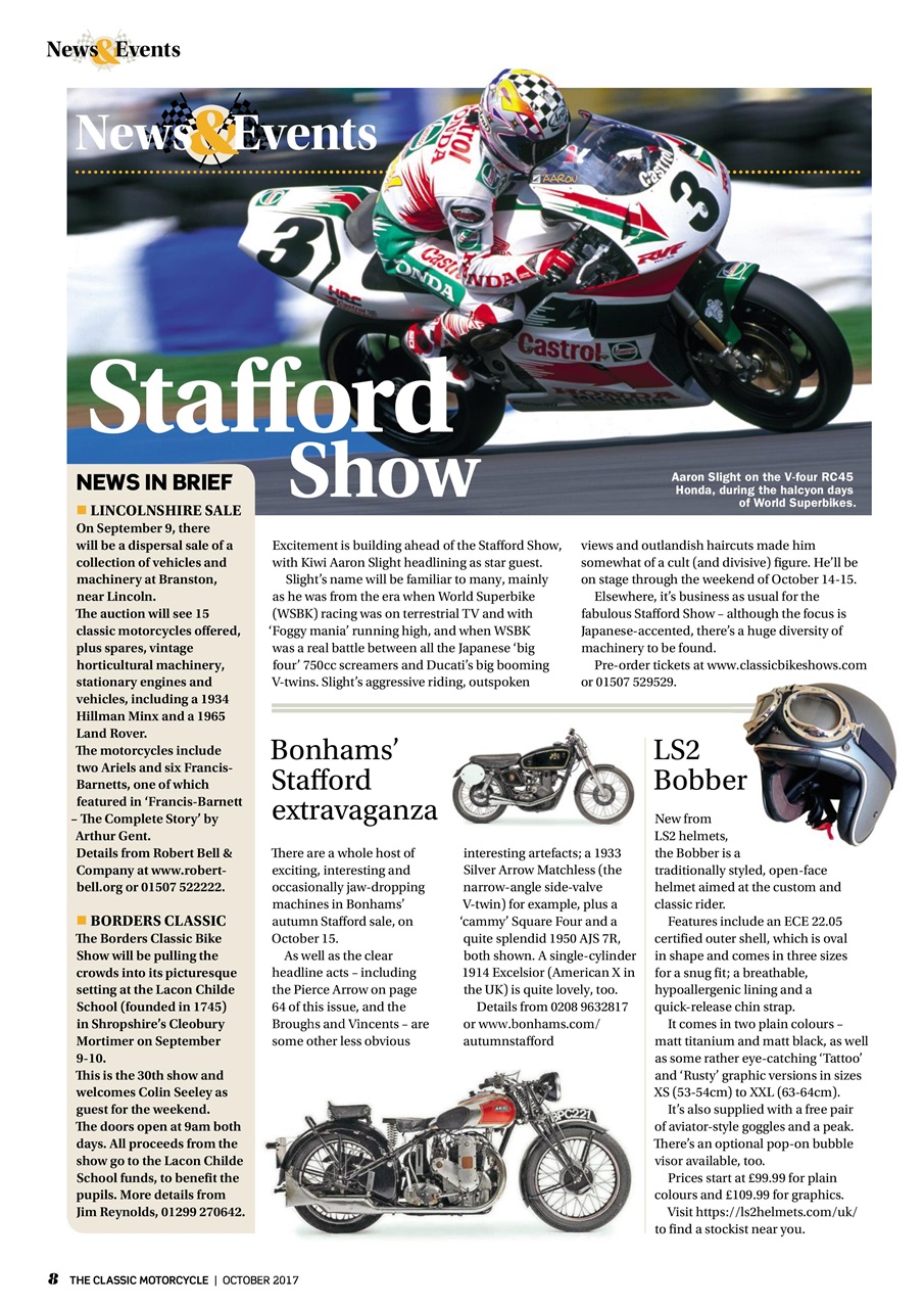 The Classic MotorCycle Preview Pages