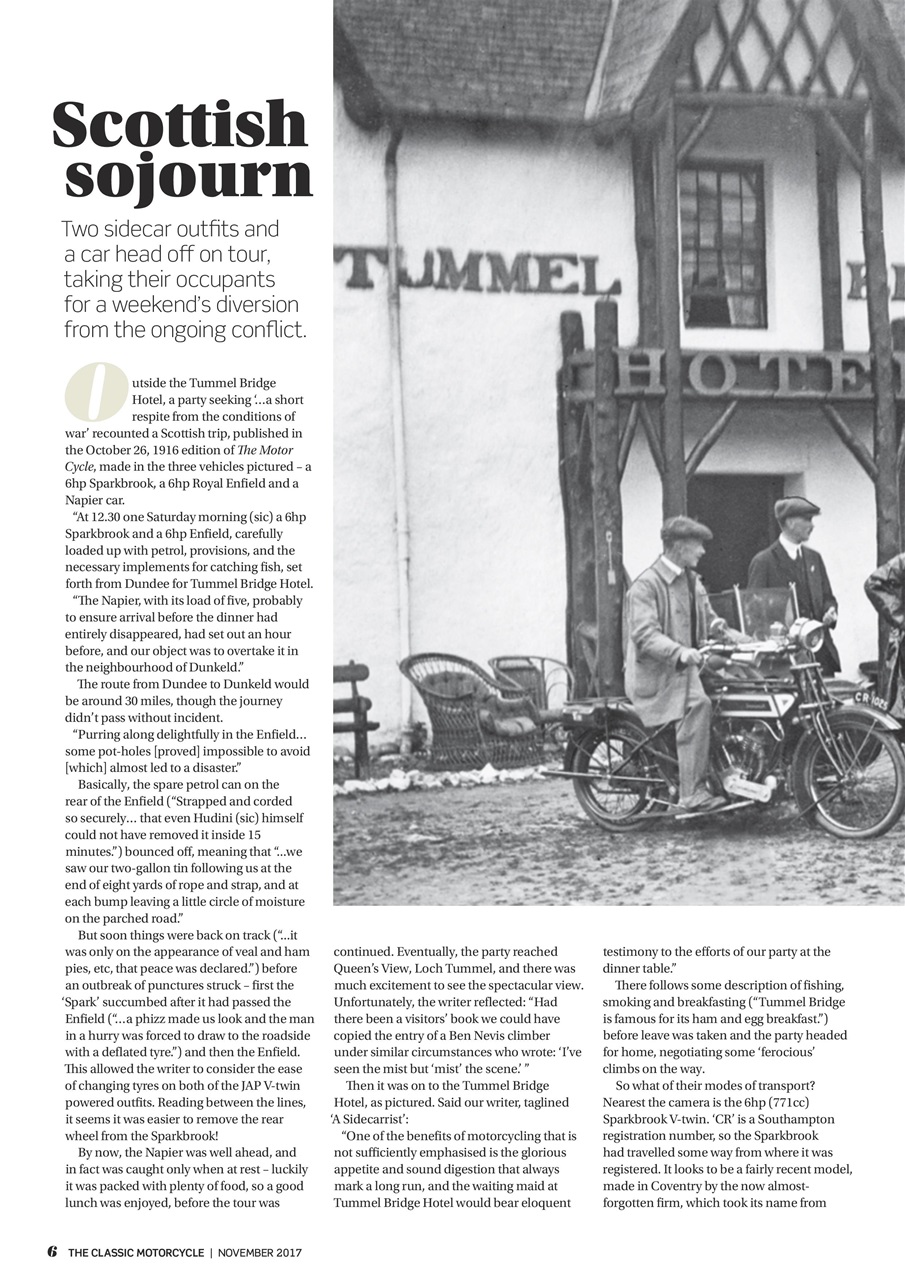 The Classic MotorCycle Preview Pages