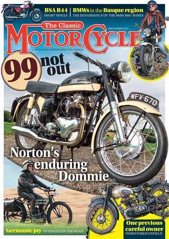 The Classic MotorCycle issue December 2017