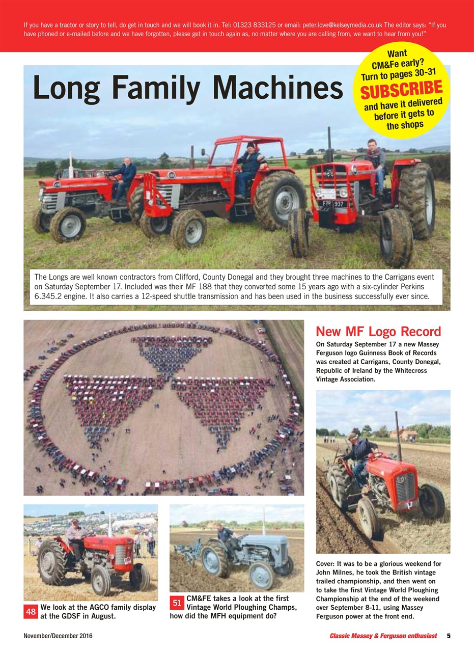 Classic Massey Preview Pages