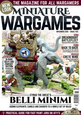 Miniature Wargames issue November 2016