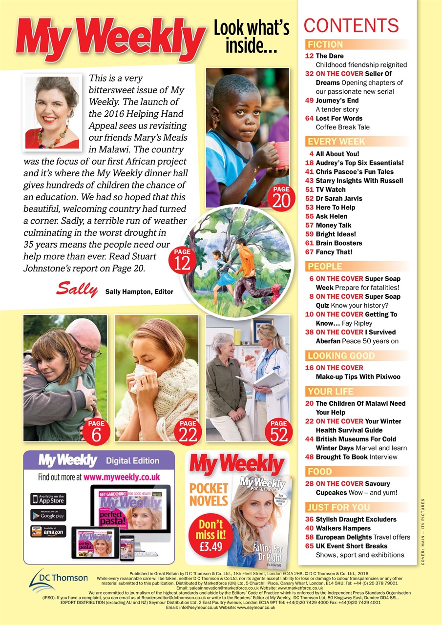 My Weekly Preview Pages