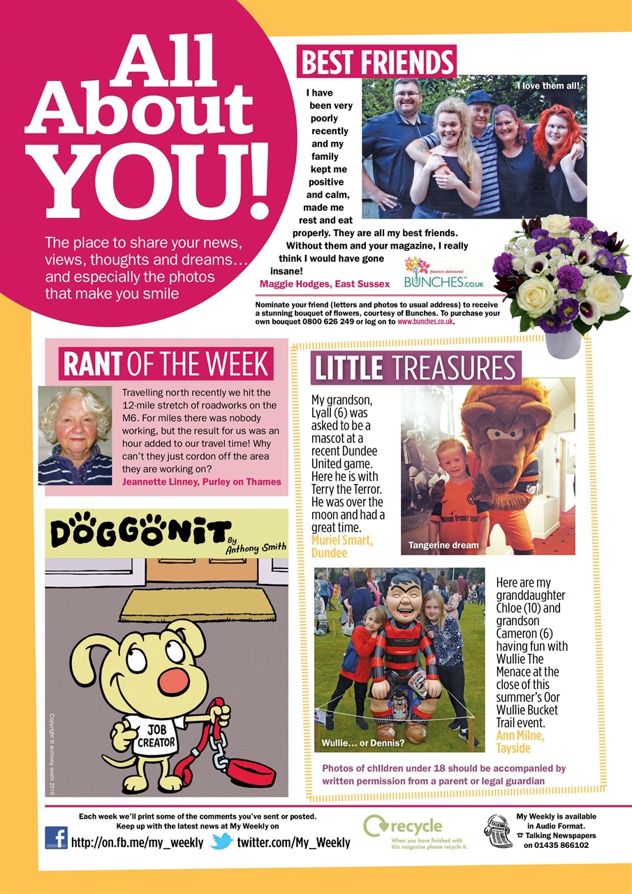 My Weekly Preview Pages