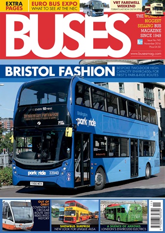 Buses Magazine issue November 2016