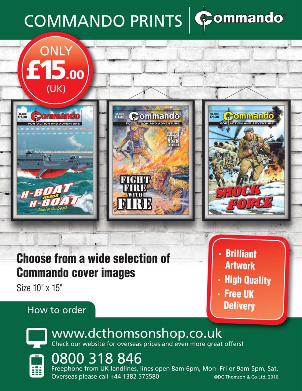 Commando Preview Pages