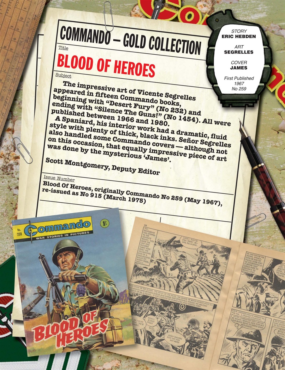 Commando Preview Pages