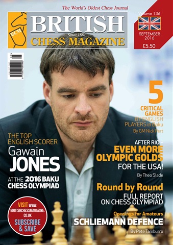 British Chess Magazine issue September 2016