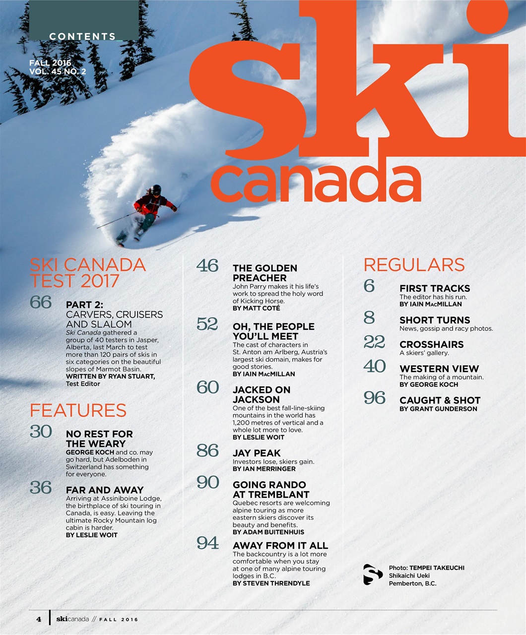 Ski Canada Preview Pages