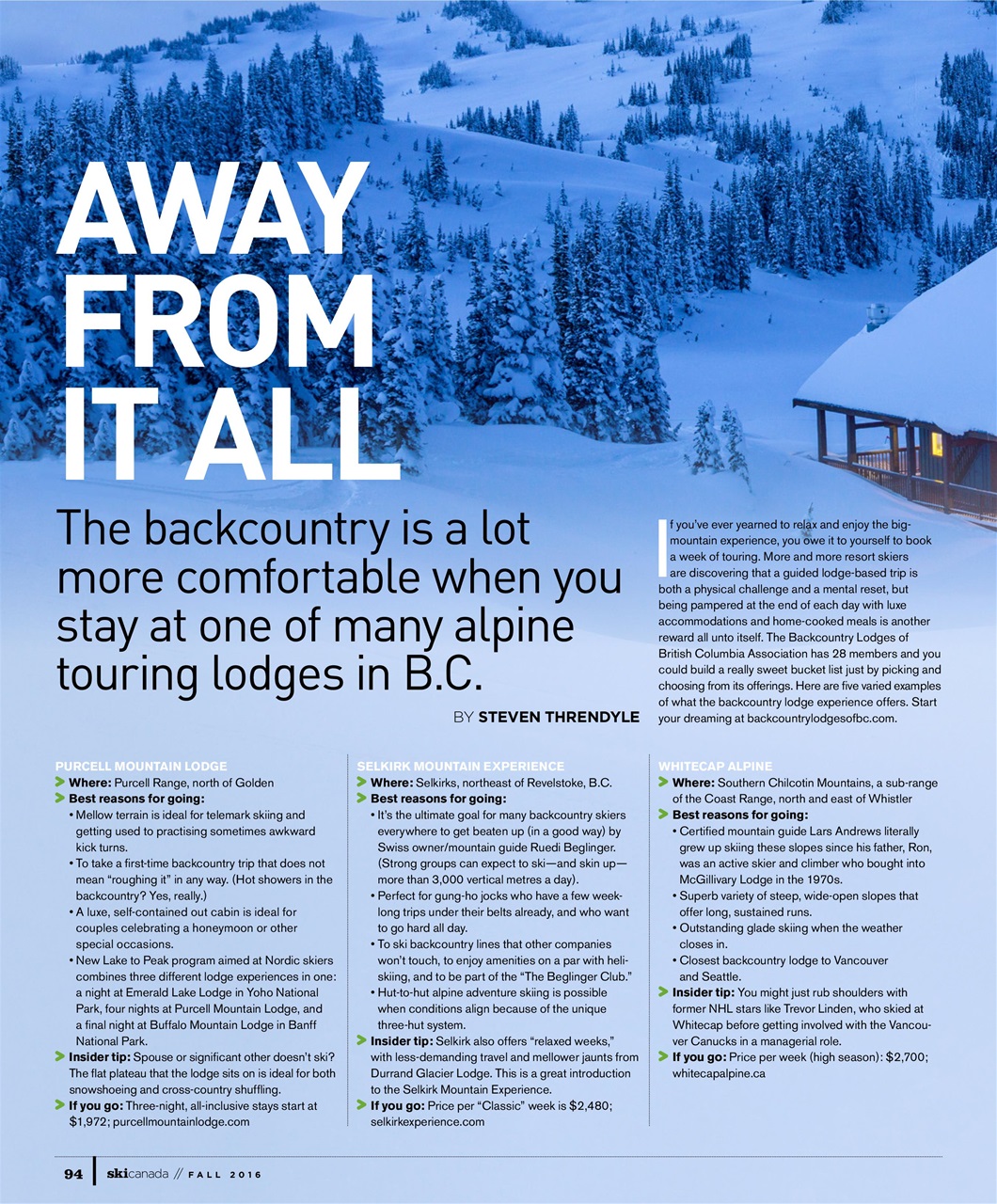 Ski Canada Preview Pages