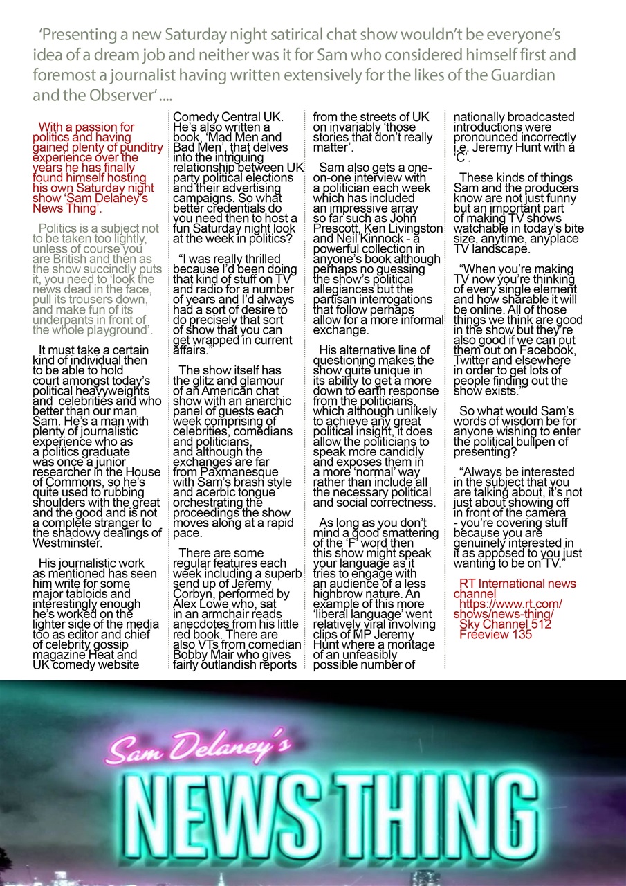 The Presenter Preview Pages