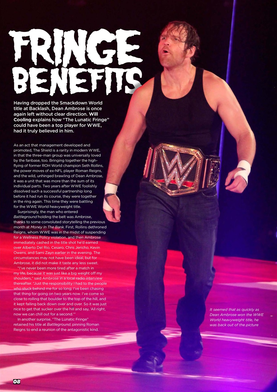 Wrestletalk Magazine Preview Pages