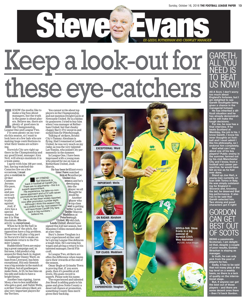 The Football League Paper Preview Pages