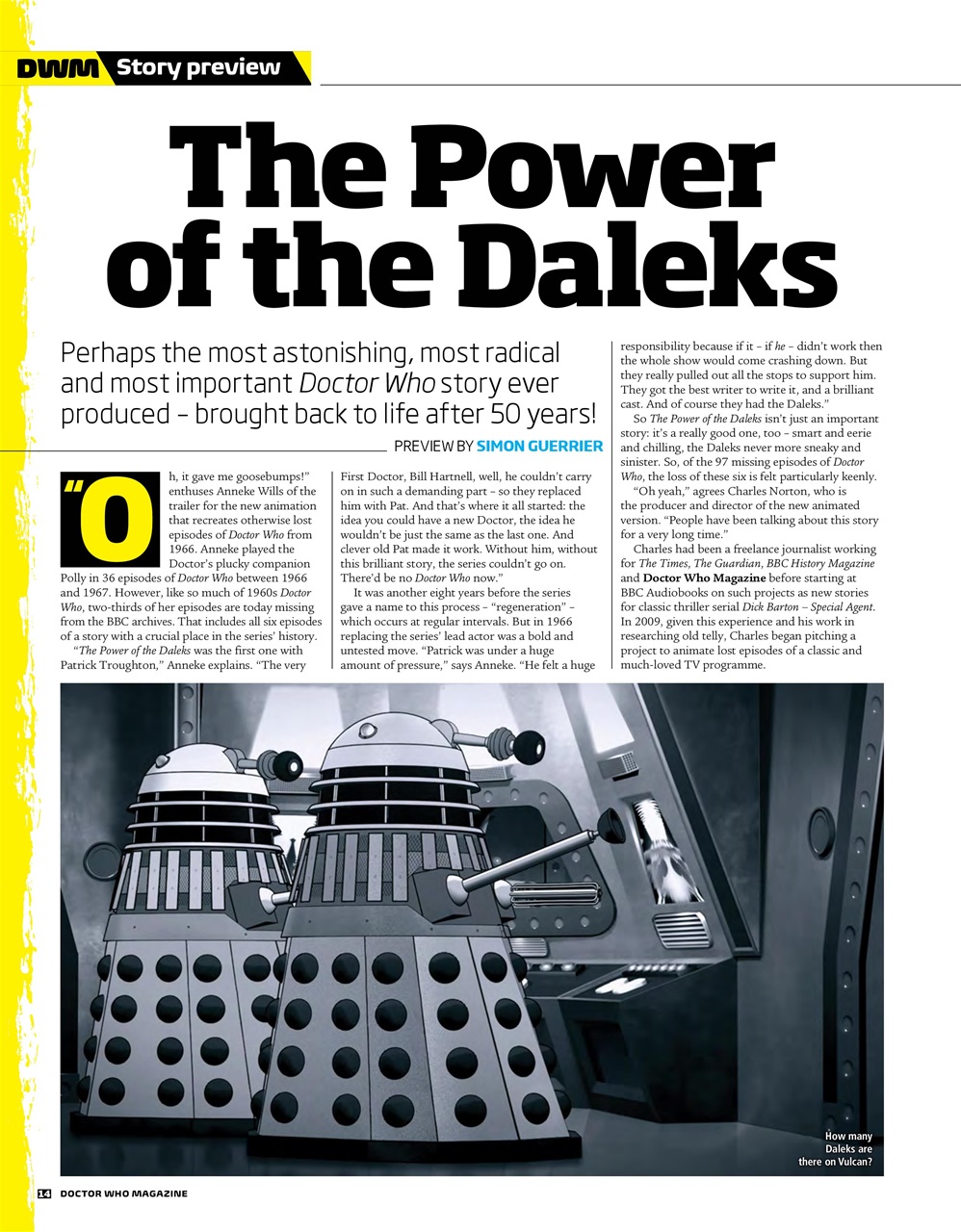 Doctor Who Magazine Preview Pages