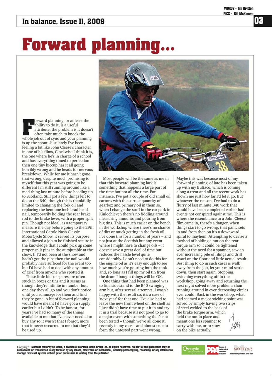 Classic Dirt Bike Preview Pages