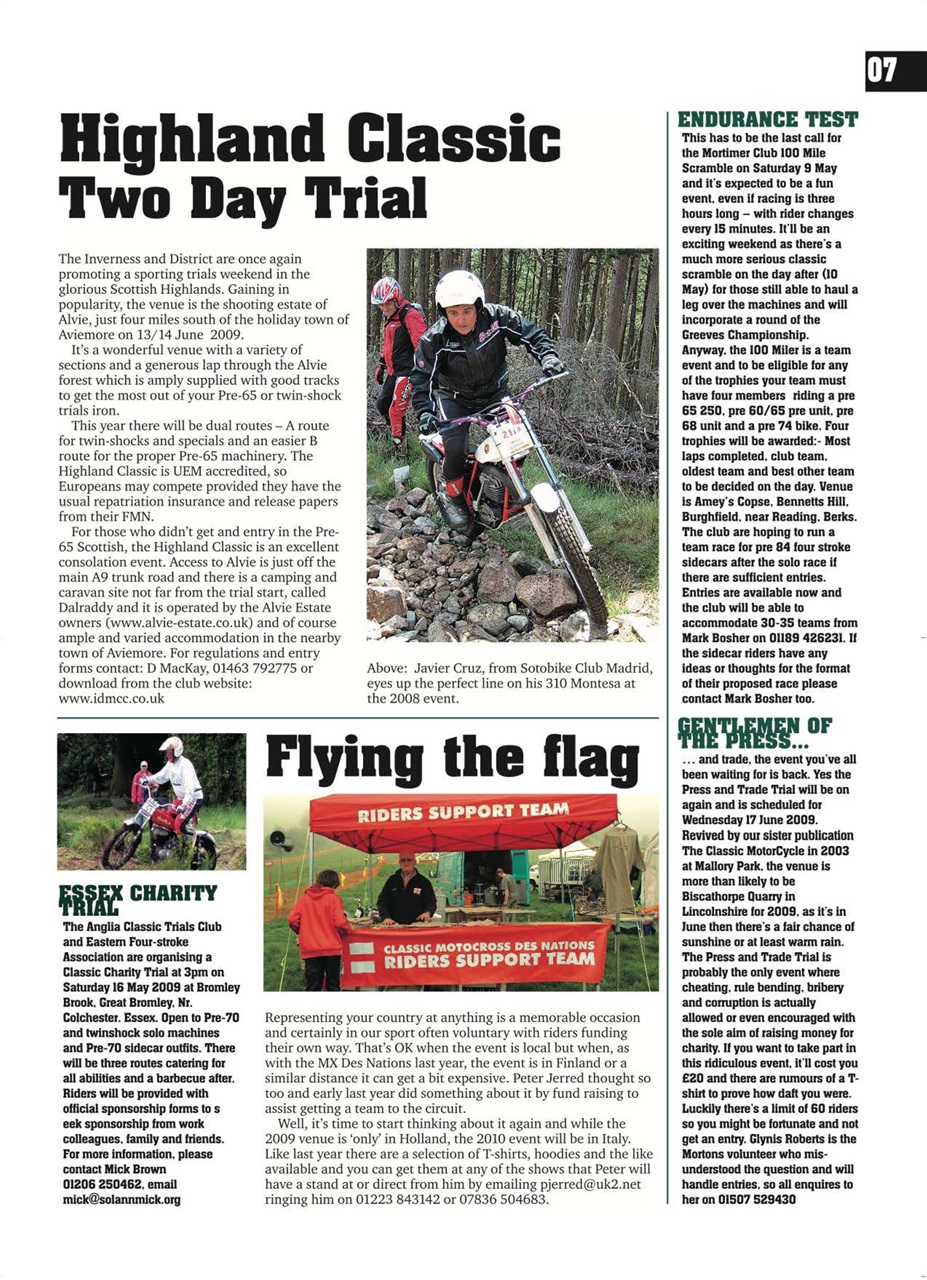 Classic Dirt Bike Preview Pages