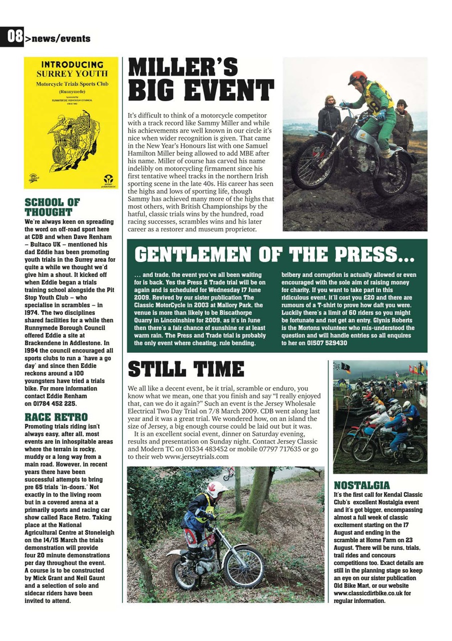 Classic Dirt Bike Preview Pages