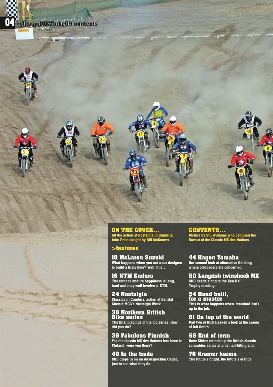 Classic Dirt Bike Preview Pages