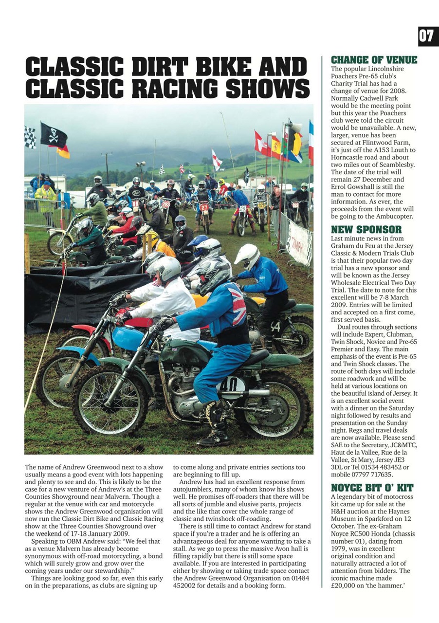 Classic Dirt Bike Preview Pages