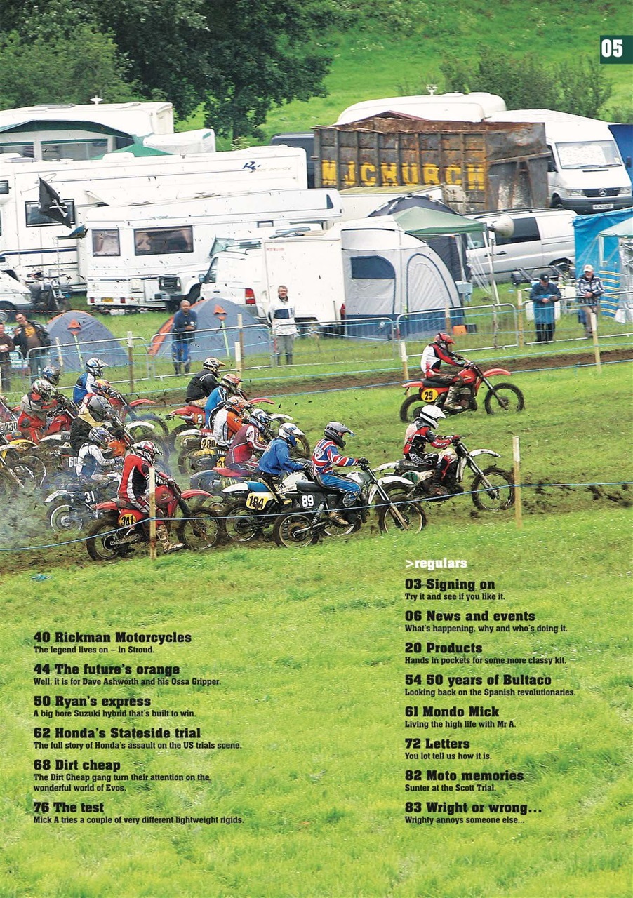Classic Dirt Bike Preview Pages