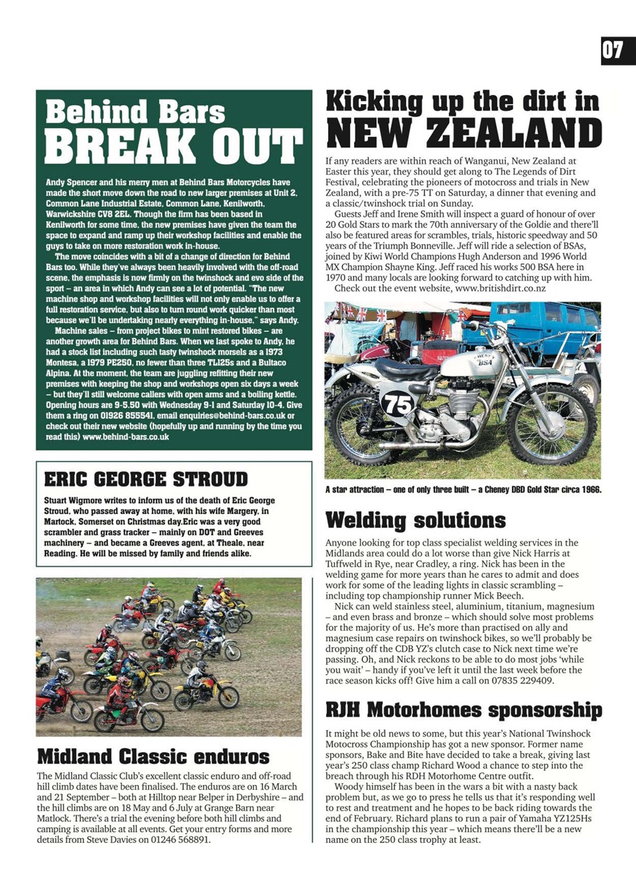 Classic Dirt Bike Preview Pages