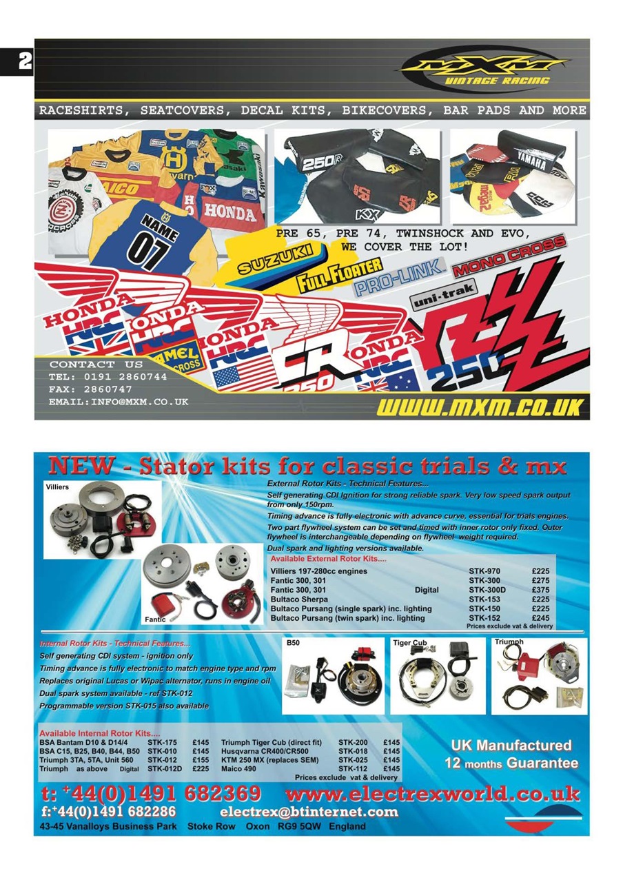 Classic Dirt Bike Preview Pages