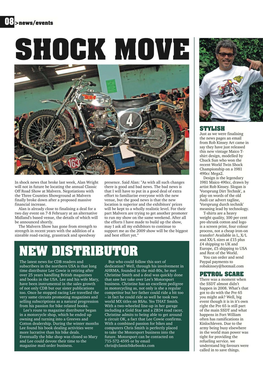 Classic Dirt Bike Preview Pages