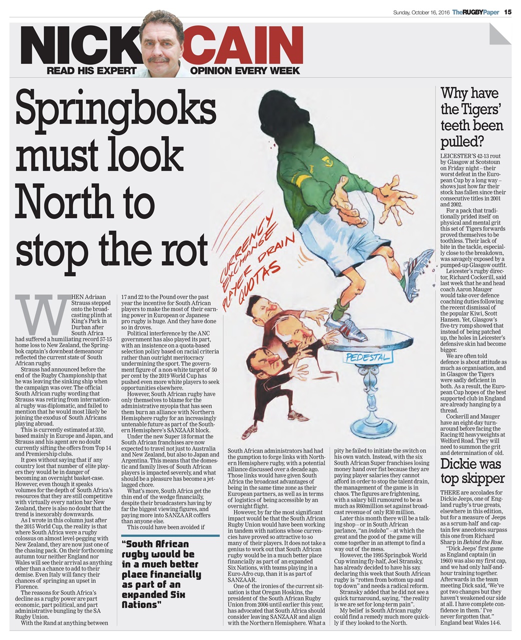 The Rugby Paper Preview Pages