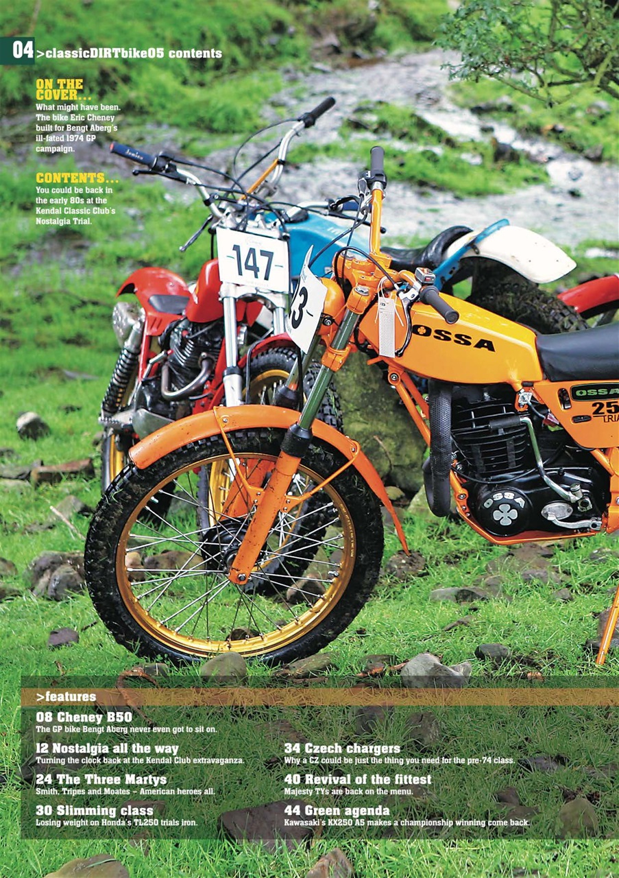 Classic Dirt Bike Preview Pages